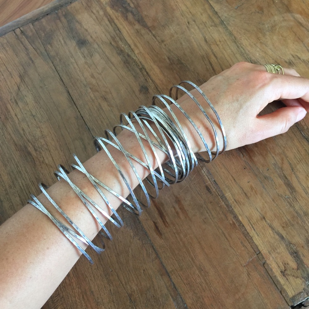 Citrine by the Stones silver cuff